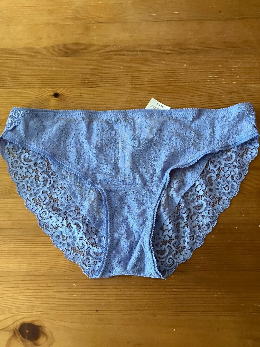 SOMA  Embresable Allower lace cheeky bikini penties Color - Pale Iris,  Sz M